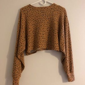 XS adult cheetah print Lulus shirt